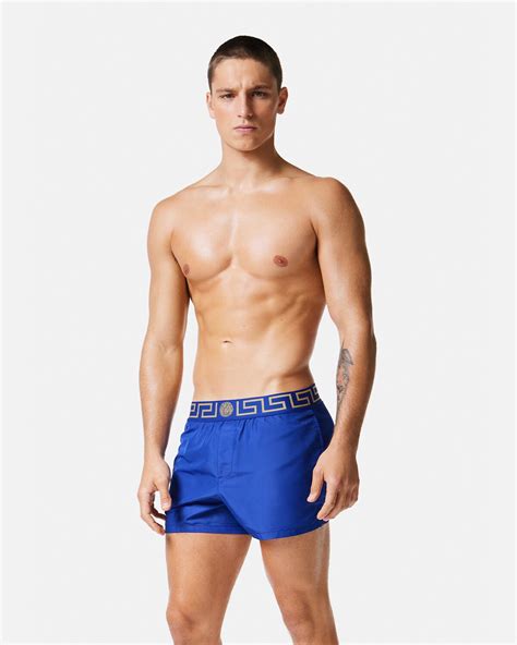 versace greece boarder swim shorts